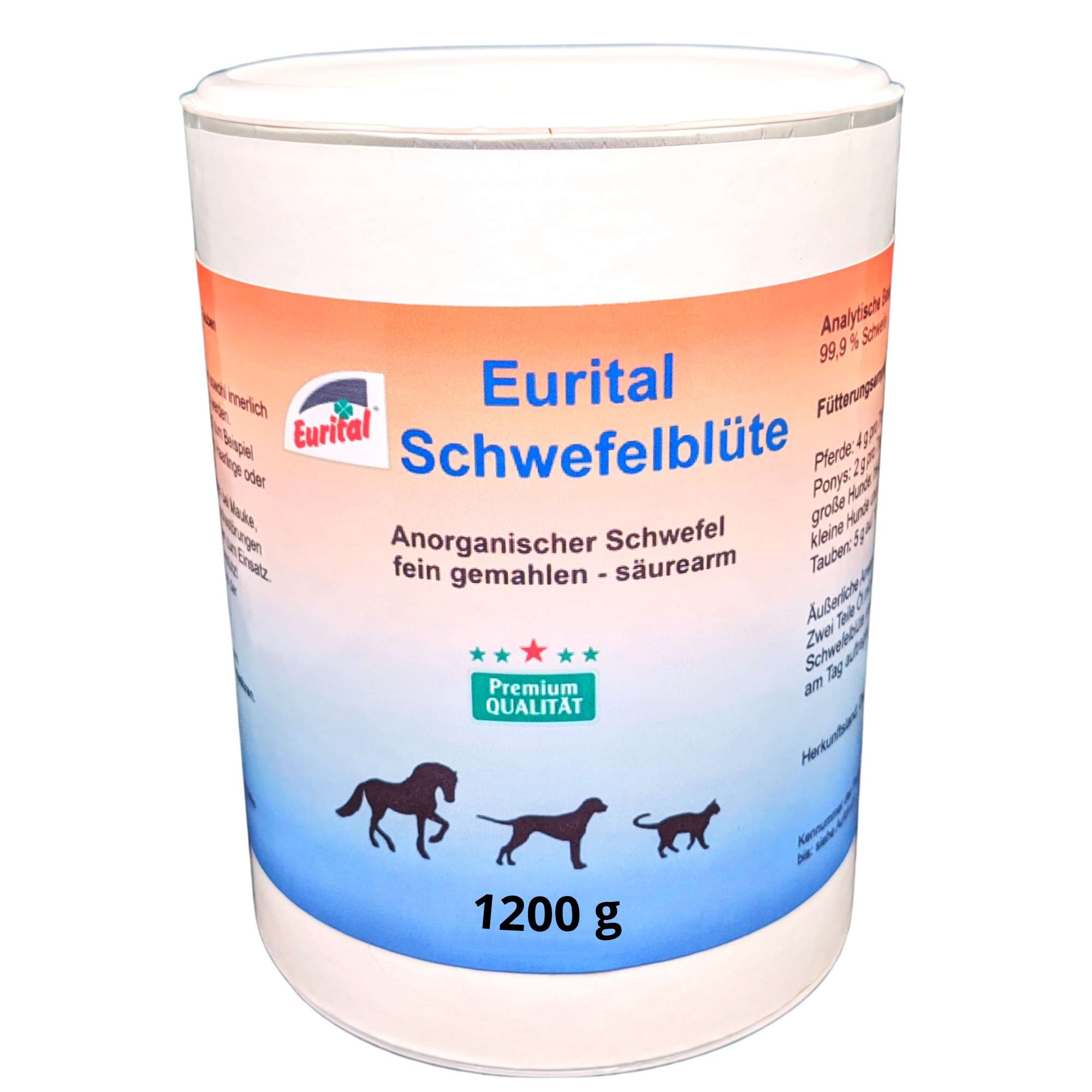 Eurital Sulphur Flower 1200g for pets in the Petfoodpro Shop