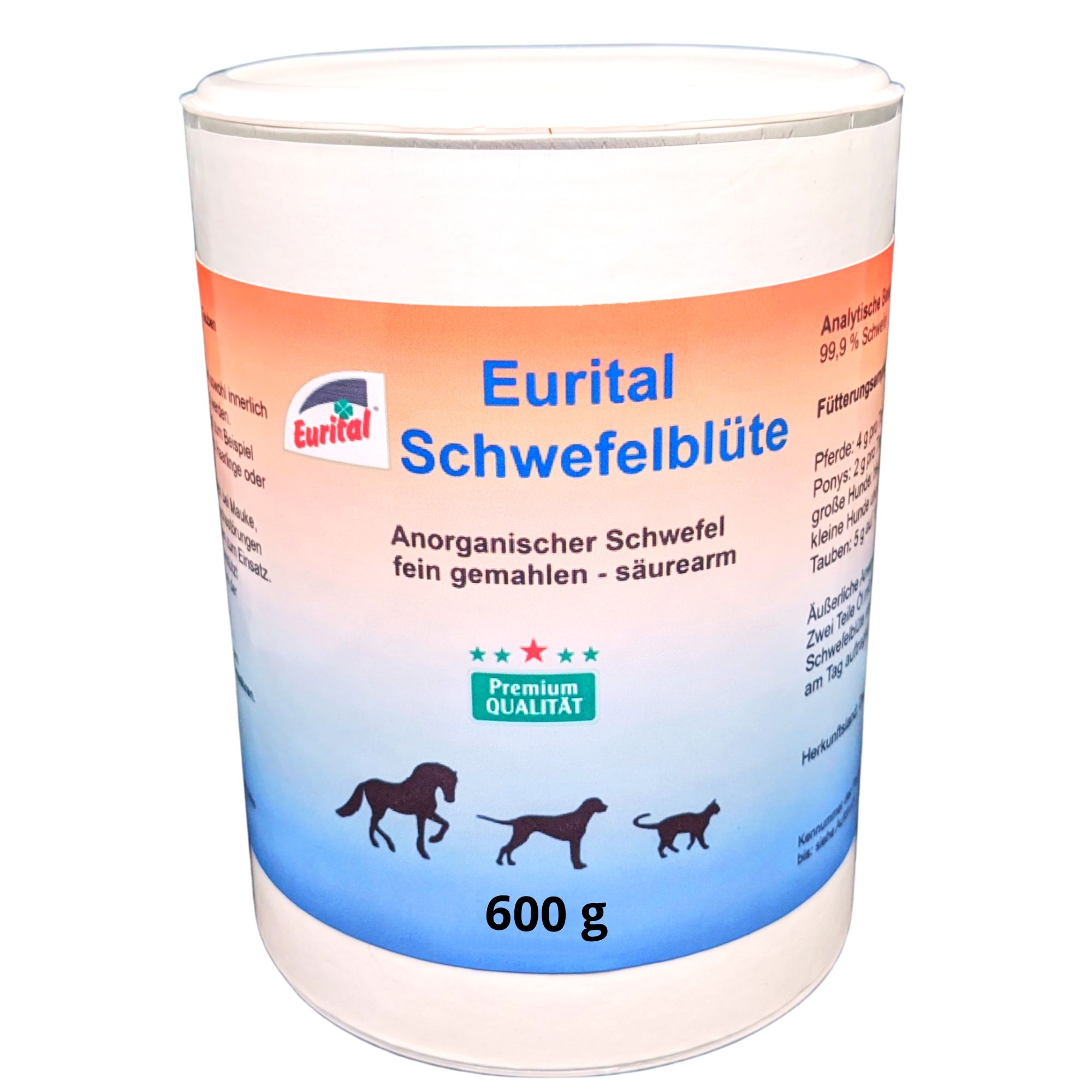 Eurital Sulphur Flower 600g for pets in the Petfoodpro Shop